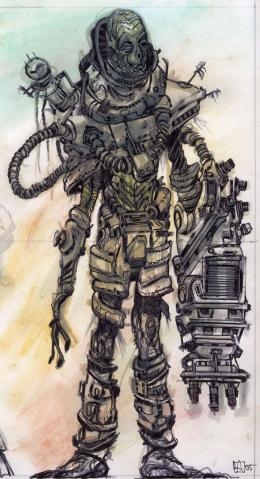 photo fallout 3 concept art in the album scorched earth by