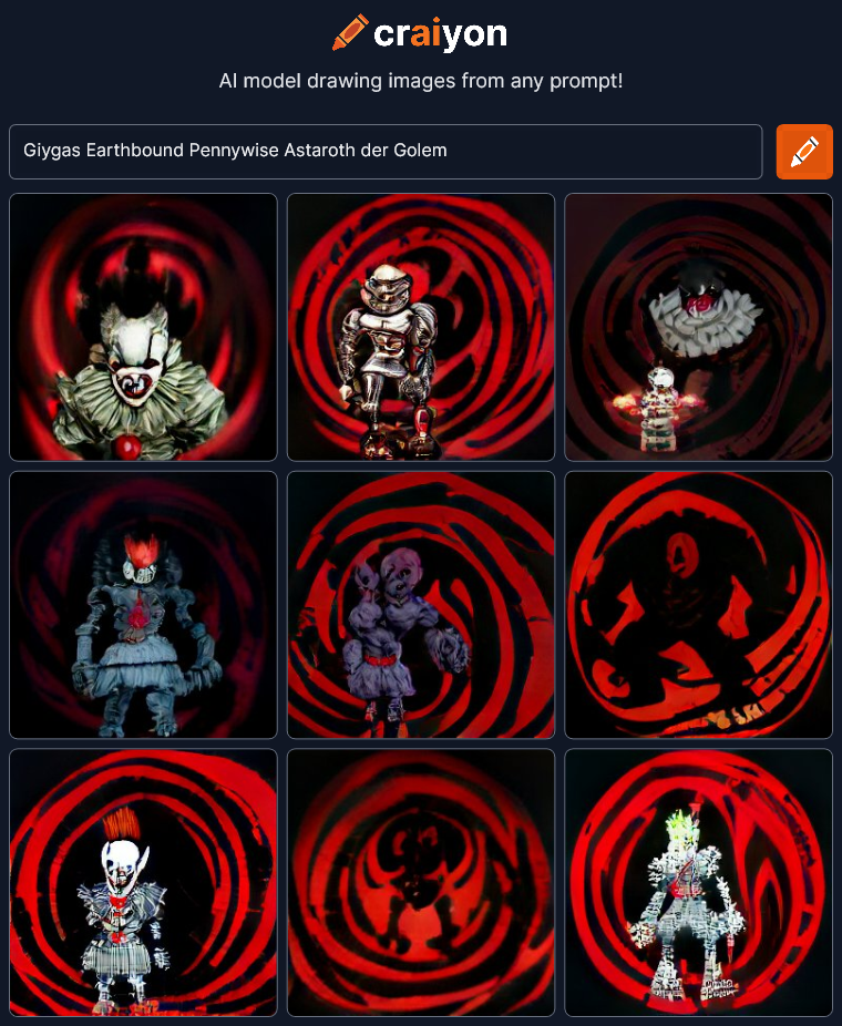 craiyon_232359_Giygas_Earthbound_Pennywise_Astaroth_der_Golem_br_.png
