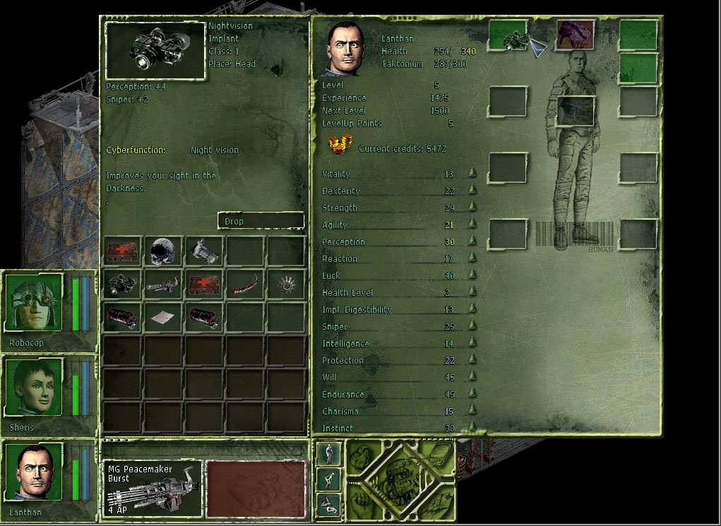 A screenshot from Metalheart: RR.