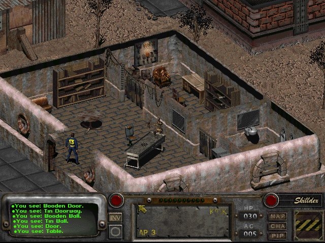 A screenshot from the Mutants Rising mod for Fallout 2.