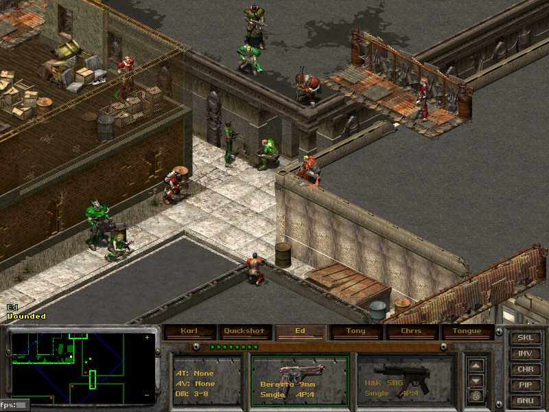 A screenshot from Fallout Tactics