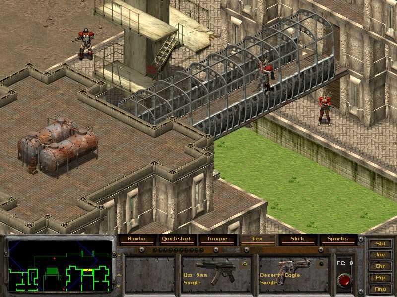 A screenshot from Fallout Tactics