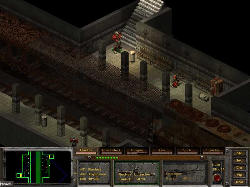A screenshot from Fallout Tactics
