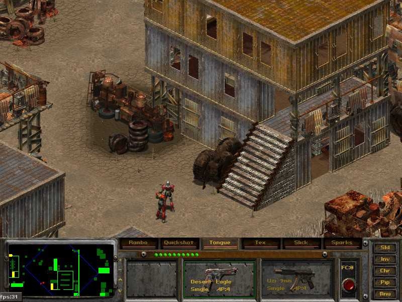 A screenshot from Fallout Tactics