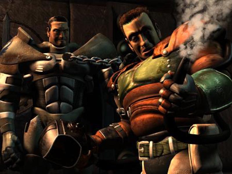 A wallpaper from Fallout Tactics.