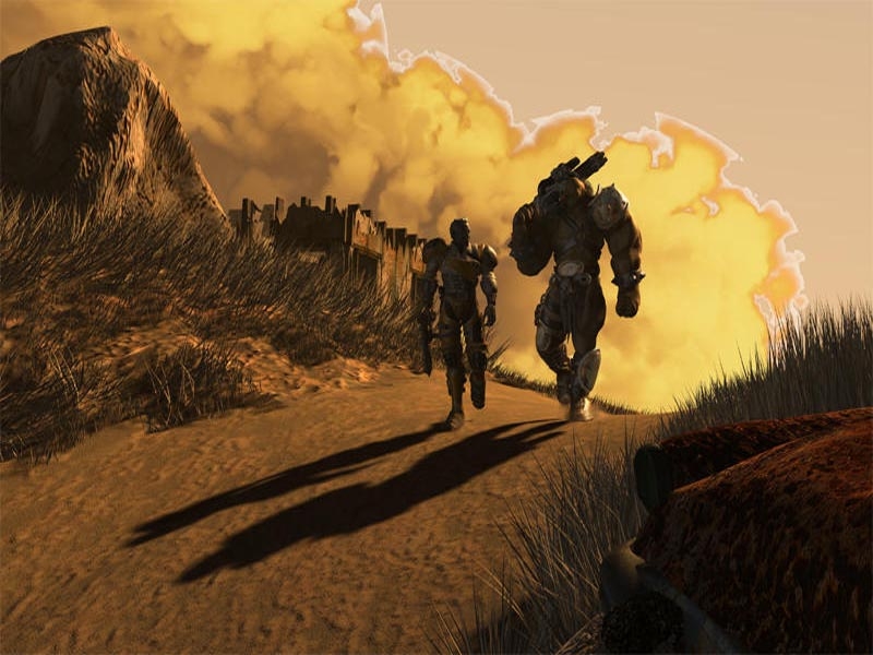 A wallpaper from Fallout Tactics.
