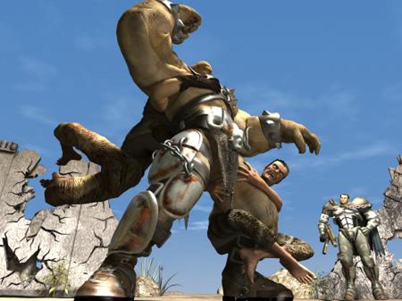 A rendered image from Fallout Tactics.