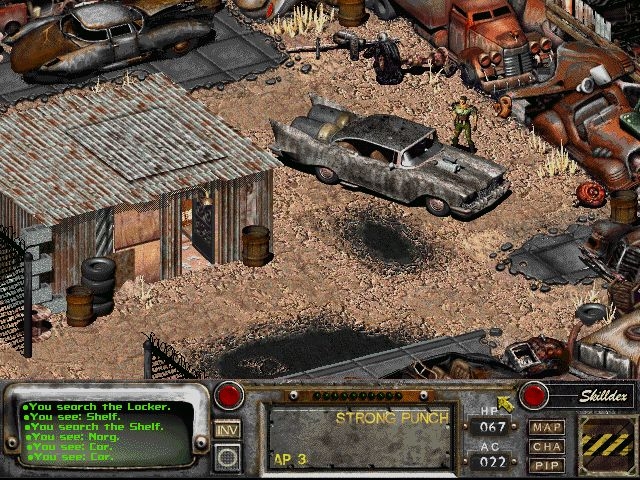 A screenshot from Fallout 2