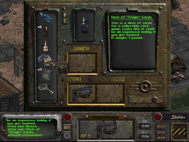 A screenshot from Fallout 2