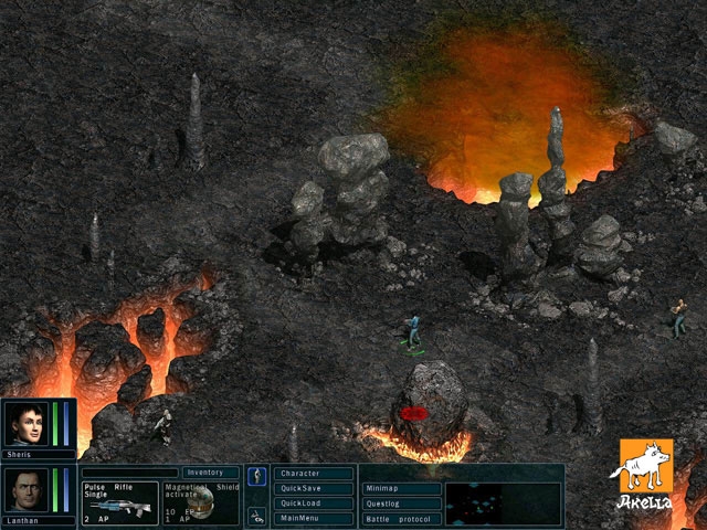 One of the first screenshots of this game..