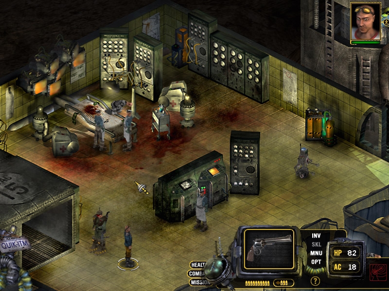 Blood, everywhere blood...<br />
<br />
Screenshot from the Static tech-demo<br />...