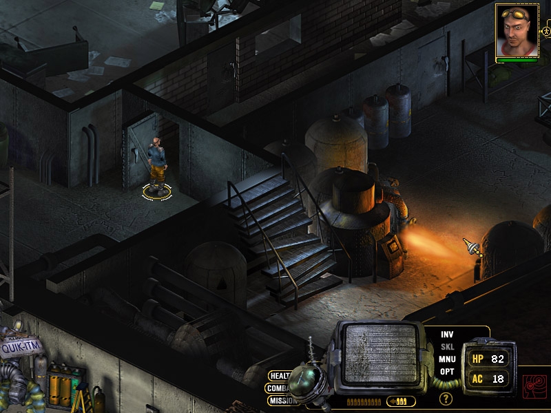 The famed stairs to Level 2<br />
<br />
Screenshot from the Static tech-demo<br />...