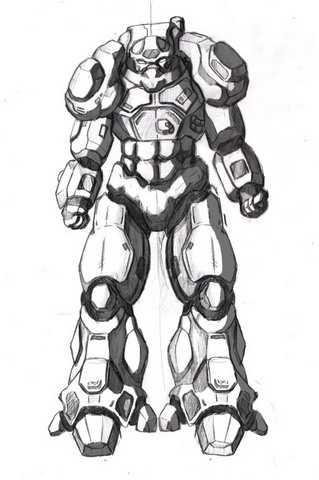 A concept art from an upcoming Russian post-apocalyptic cRPG.