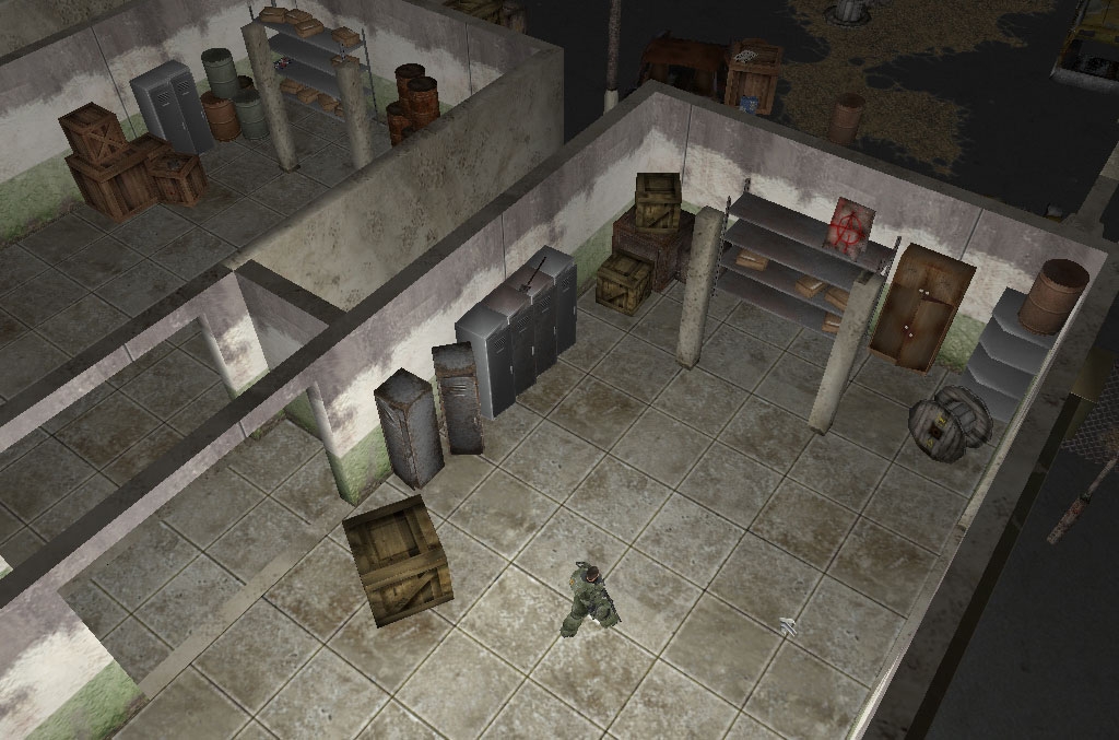 A screen shot from an upcoming Russian postapocalyptic cRPG project.