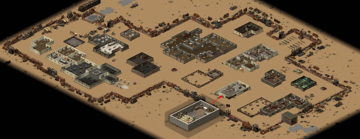 Fallout locations as Tactics maps as prepared by our reader, Working.