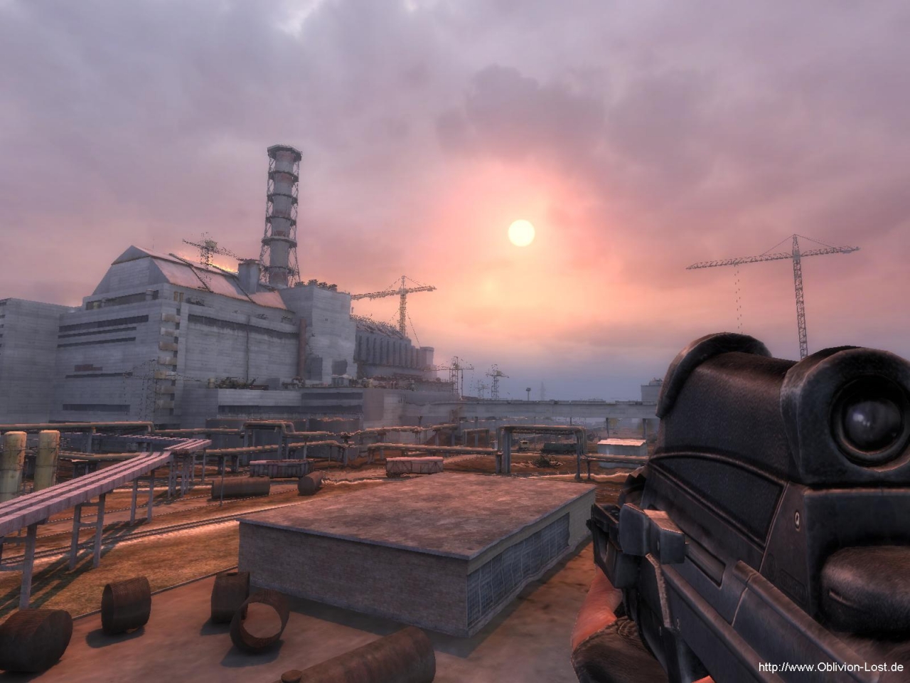 Screenshot from S.T.A.L.K.E.R. on the new DirectX 9 upgraded engine