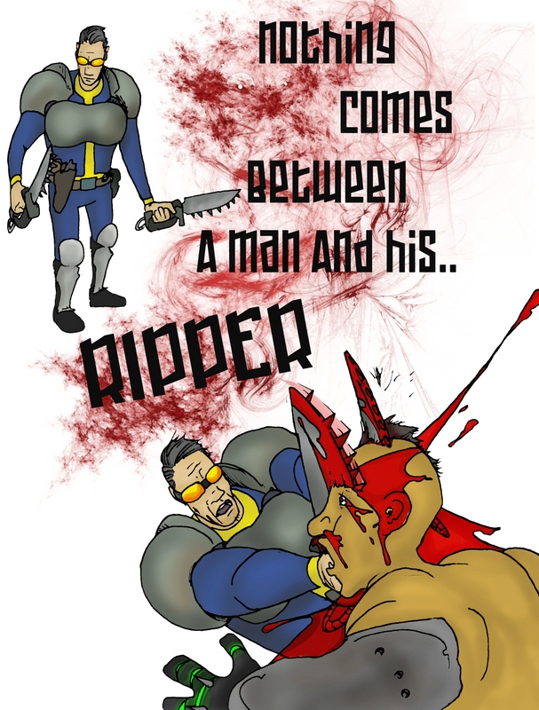 Nothing gets between a man and his Ripper!