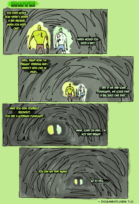 A ghoul craves rats...
