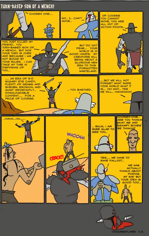 The Chosen One encounters a dark knight after killing one of the knight&#039;s comrades and...