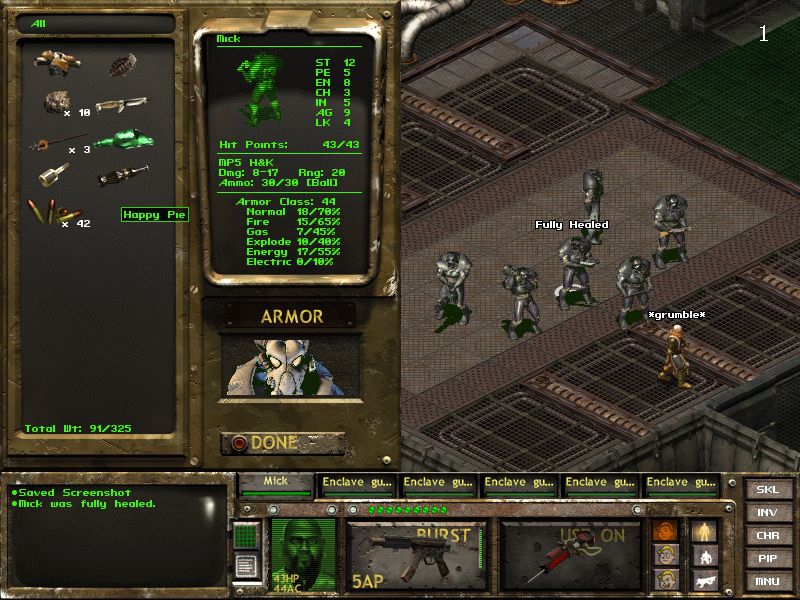 MOD screenshot story<br />
<br />
act 1.  An Enclave squad sneak into the BOS base