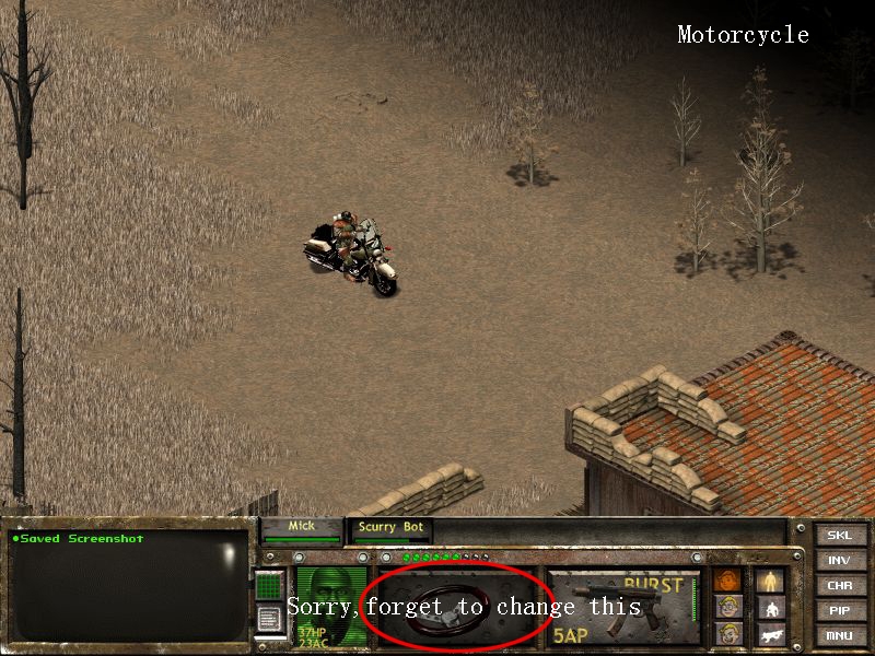 First motorcycle in Fallout world