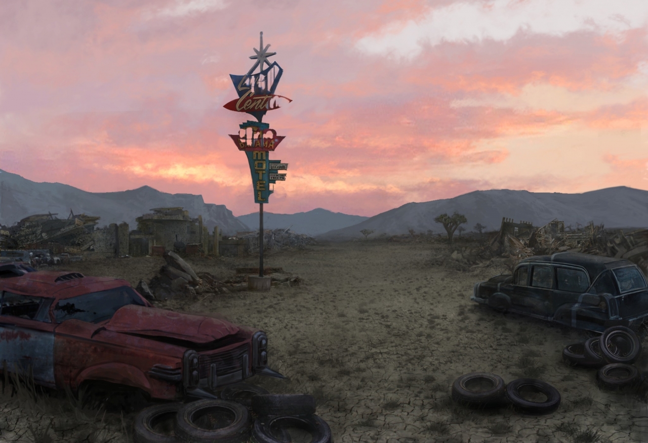 Fallout: New Vegas locations concept art  Fallout new vegas, Fallout  concept art, Fallout wallpaper