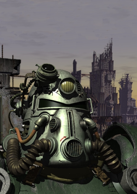 T-51b art, taken from the Fallout 1 press pack