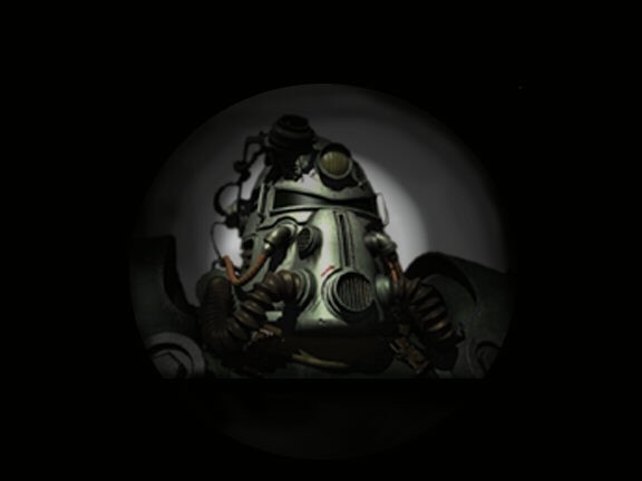 T-51b art, taken from the Fallout 1 press pack
