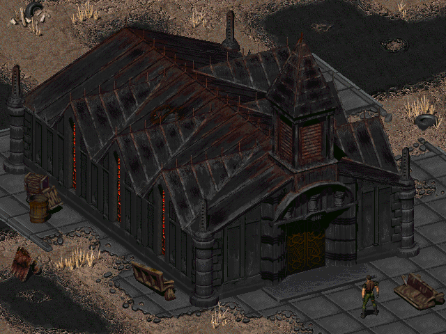 Old church, from the Fallout 2 press pack.