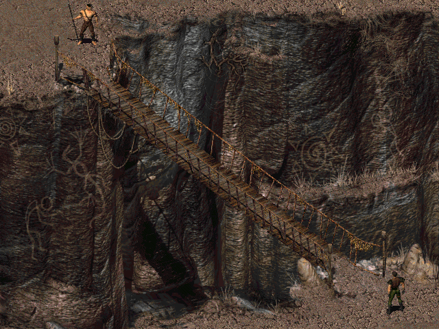 Arroyo Canyon, from the Fallout 2 press pack.
