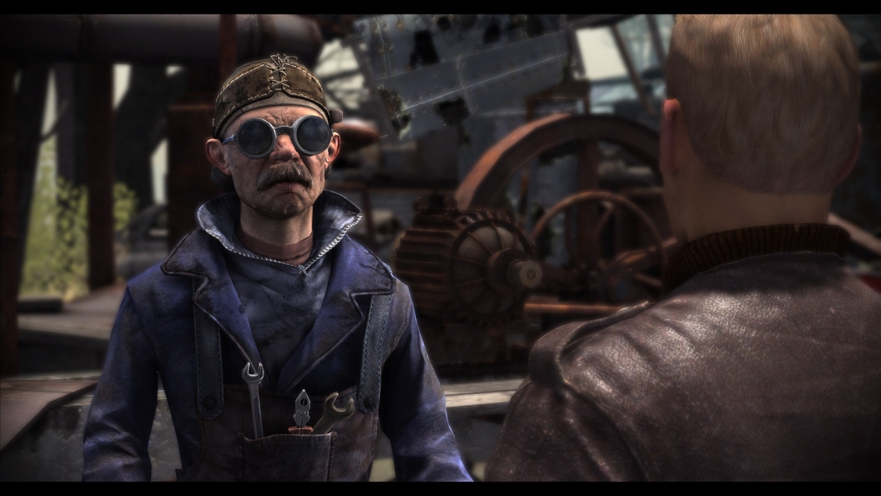Main villain Bob the goggled mechanic.