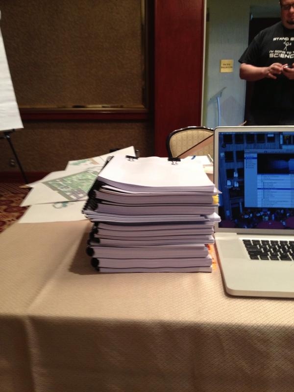 &quot;We spent the day with the writers reviewing the detailed story and dialogue options in...