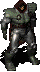 A hooded T51B power armor sprite.