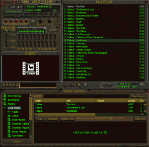 Fallout Winamp skin