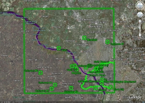 Fallout 3 in Google Earth - Worldmap Extents