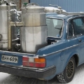 Allows normal internal combustion automobiles to be run on wood or charcoal.