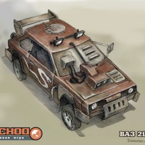 Outcome Concept Art - Vehicle